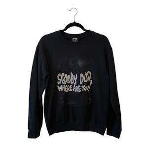 Scooby Doo M Absolute Cult long sleeve pullover sweater graphic fandom black
